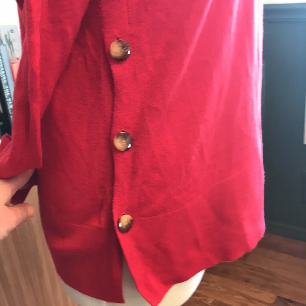 Loft Red Sweater - Picture 4 of 7